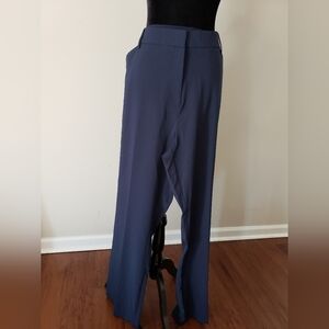 Woman's Plus Navy Blue Trousers
